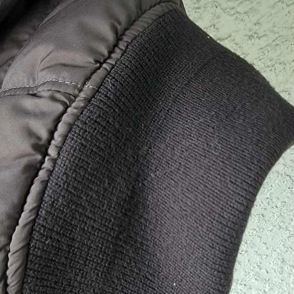 Banana Republic Men’s Puffer Bomber Jacket L Brown Water Resistant Sherpa Collar - Picture 6 of 16
